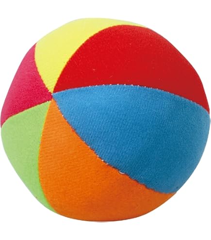 Amazon | グリムGRIMM'S 玩具 おもちゃ ラトル ボール コットン