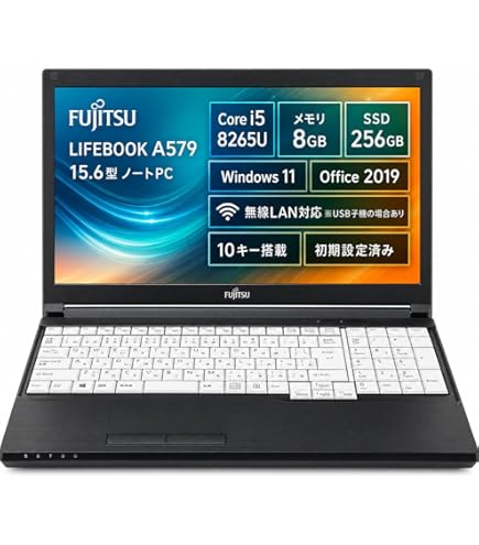 Amazon.co.jp: 【整備済み品】ノートパソコン 富士通 LIFEBOOK A579