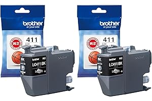 ブラザー工業 【ブラザー純正】インクカートリッジブラック LC411BK 対応型番:DCP-J926N、MFC-J904N、MFC-J739DN、MFC-J939DN他 小 (× 2)