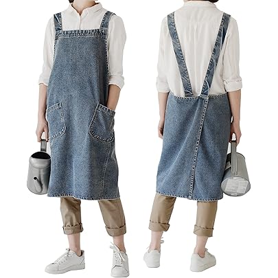 Amazon.co.jp: [Queens Lab] エプロン メンズ レディース デニム