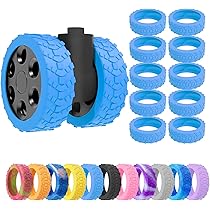 Amazon.co.jp: 貼り付け型 スーツケース キャスター カバー MAACKIA 8