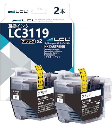 Amazon.co.jp: LCL LC3119 LC3119-4PK ブラザー 用 インク lc3119 純正