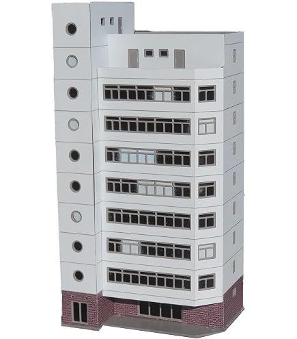 Amazon | 【ふきの芽】Nゲージ用ストラクチャー（ビル19） | 鉄道模型 通販