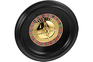 Ciieeo 12 ターンテーブルのおもちゃ パーティーゲーム 罰ゲーム ルーレットゲーム 卓上ルーレットホイール 賞品ホイール スピンホイールゲーム 報酬ホイール プラスチック Black