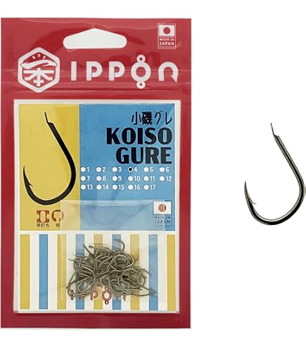 Gamakatsu 66335 Single Hooks - No. 6, Thick Mouth, 80-Piece Box (Brown) - View #7