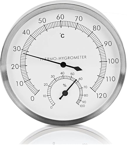 Amazon.co.jp: HUKKA DESIGN(フッカデザイン) サウナ温湿度計 Mainiki
