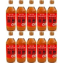Amazon.co.jp: 飲む黒酢 坂元醸造 鹿児島の黒酢 500ml×10本（1箱