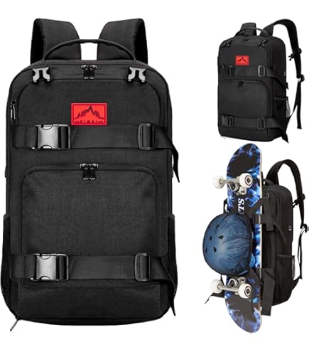 Amazon | RUCYEN スケートボードバックパック | RUCYEN | バッグ