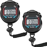 Amazon Co Jp ストップウォッチデジタルスポーツタイマーとホイッスルセット マラソンランニング用 コーチや審判員用 スポーツ アウトドア