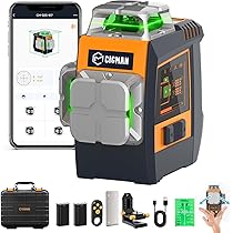 Amazon | CIGMAN 4制御方式レーザー墨出し器 手勢/ボタン/リモコン