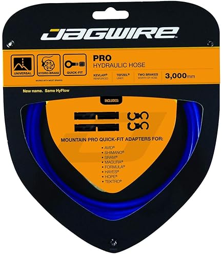 ジャグワイヤーPro Hydraulic Hose (油圧ブレーキホース)黄色 Jagwire Pro Hydraulic Disc Brake Hose Kit 3000mm, Yellow