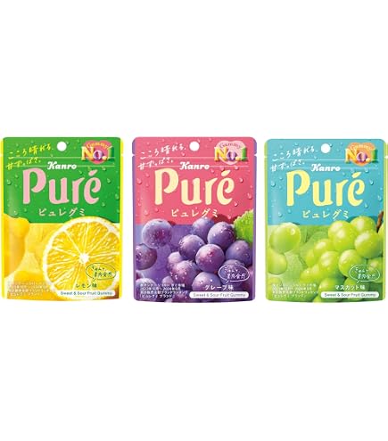 Amazon | カンロ ピュレグミグレープ 56g×6個 2PACK 計12個入