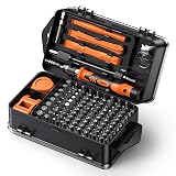 JOREST 117 in 1 精密ドライバーセット, 磁気特殊工具キット, 三角/Y型ネジ ドライバー Y000/Y00/Y0/Y1, Torx T5 T6 T7 T8 T9 T10 T15， 星型P2/P5等,とるくすドライバーセットはに適していますiphone拆解、 Switch修理、PS4/PS5本体拆机、Xbox、ipad、Macbook、PC、眼鏡、腕時計、工具家庭用等