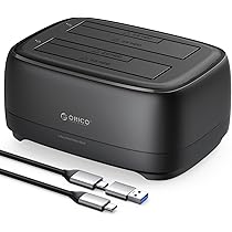 Amazon.co.jp: ORICO HDDスタンド 2台搭載 USB 3.2 Gen1