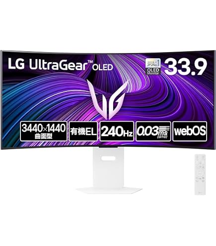 Amazon.co.jp: LG ゲーミングモニター UltraGear OLED 39GX90SA-W 39