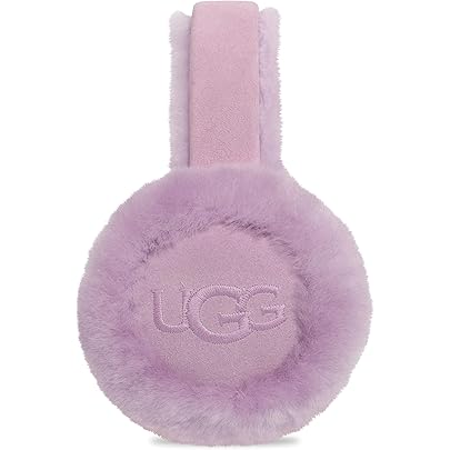 Amazon | UGG EARMUFF UGG レディース 刺繍ロゴ イヤーマフ、栗色