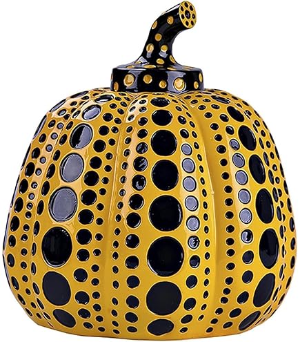 草間彌生 かぼちゃ オブジェ　置物　パンプキン Max.5】草間彌生南瓜オブジェ 黄_Yayoi Kusama Pumpkin Object