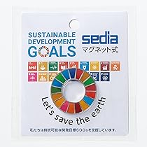 Amazon.co.jp: SDGs バッジ ピンバッチ バッヂ 国連 17色 高級