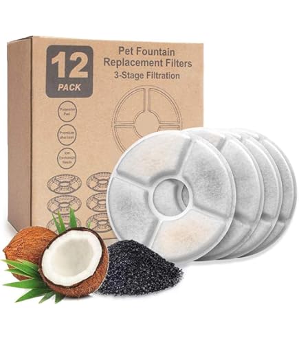 Amazon.co.jp: All4Pets ペット自動給水器交換用フィルター