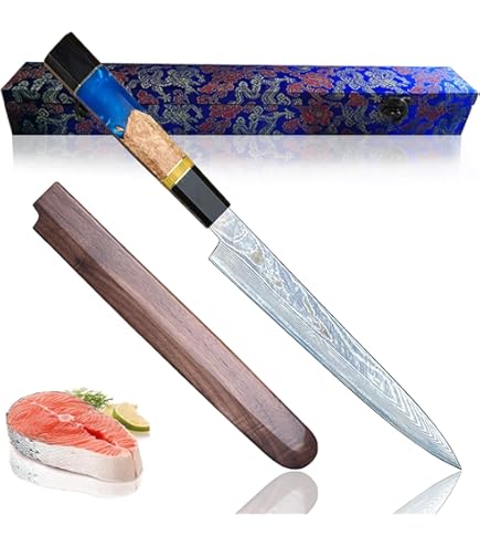 柳刃包丁 木製ハンドル 鞘付き Amazon | 柳刃包丁用 木鞘210mm | 村の鍛冶屋 | 柳刃包丁