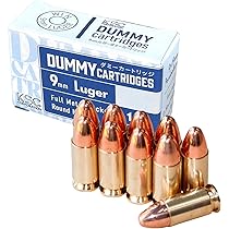 KSC 9mm luger ダミーカートリッジ 30発 KSC ダミーカート 9mm ルガー M93R用 フルメタル製 10発入