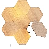 Nanoleaf Elements Wood Look Smarter Kit - 7 Panels (NL52-7005HB-7PK)