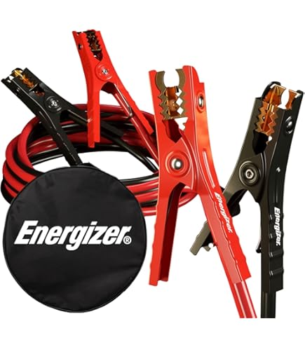 Heavy Duty Car Battery Booster Cables - 2500AMP Jumper Leads For Petrol & Diesel Cars, Vans, Trucks, 4M Length-1108577