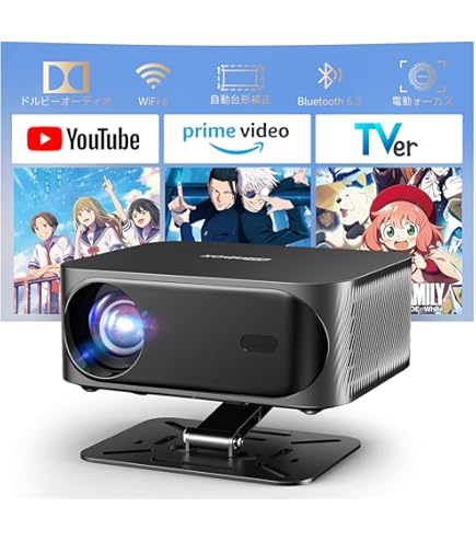 Amazon.co.jp: Polocsh Projector, HY300 Pro Mini Projector with
