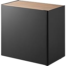 Amazon.co.jp: 山崎実業(Yamazaki) 目隠しワゴン ブラック 約W42×D32