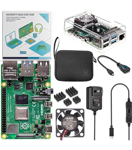 RasTech Raspberry Pi 4 4GB Starter Kit with Pi 4 4GB Board, 32GB