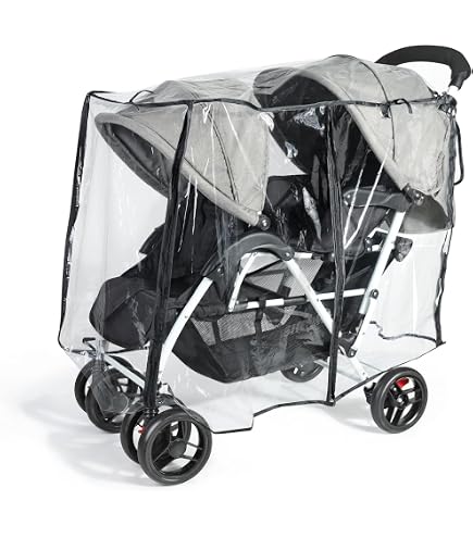 Amazon | サイベックスガゼルSダブルベビーカー用レインカバー(Cybex