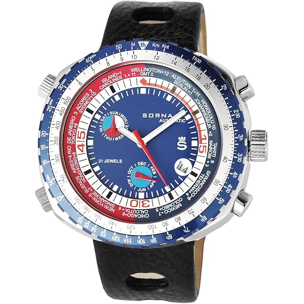 Amazon.co.jp: Slow O 15 - スイス製 片手24時間腕時計 - 無煙炭