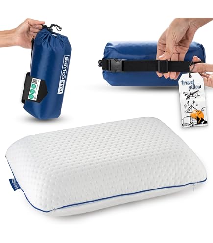 Amazon｜Tempur(テンピュール) トラベルピロー グレー｜携帯枕
