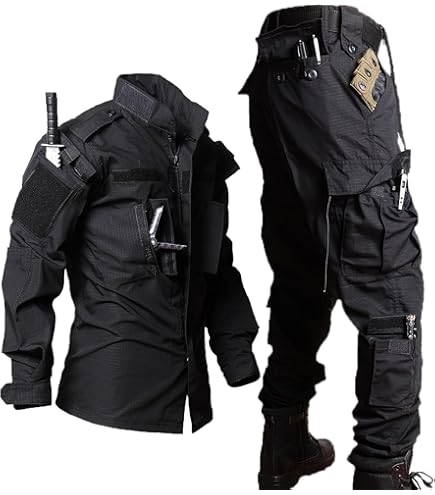 Amazon | 中国軍07式海軍陸戦隊用海洋迷彩戦闘服上下帽子セット 165