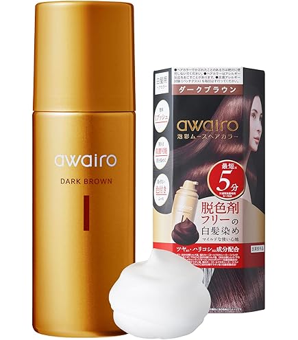 Amazon | エールボーテ ヘアカラームース 白髪染め 泡タイプ 脱色剤