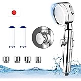 日本製 シャワーヘッド 節水 高水圧 増圧 シャワーホース しゃわーへど 塩素除去 浄水 手元止水 3段階モード 角度調整 水量調節 極細水流 アダプター*4付 取り付け簡単