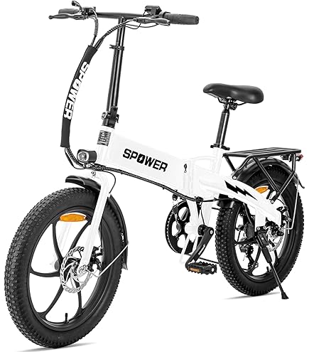 Amazon | 750W 電動アシスト自転車 電動自転車 20インチファットバイク