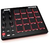 Akai Professional MPD218 USB MIDIパッドコントローラー | ビートメーカーや音楽プロデューサー向けの16ベロシティ対応MPCドラムパッド、6アサイナブルノブ、ノートリピート機能搭載