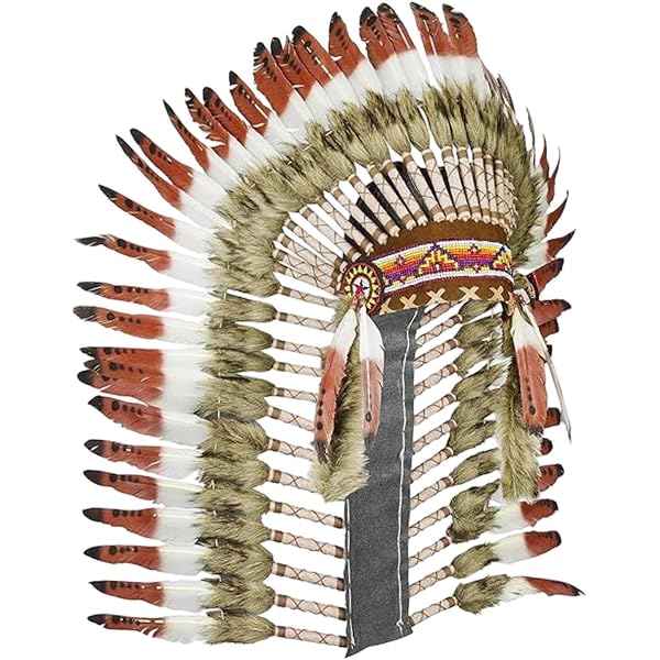 Amazon.co.jp: 100%本物の Choctaw Warbonnet - アメリカ製