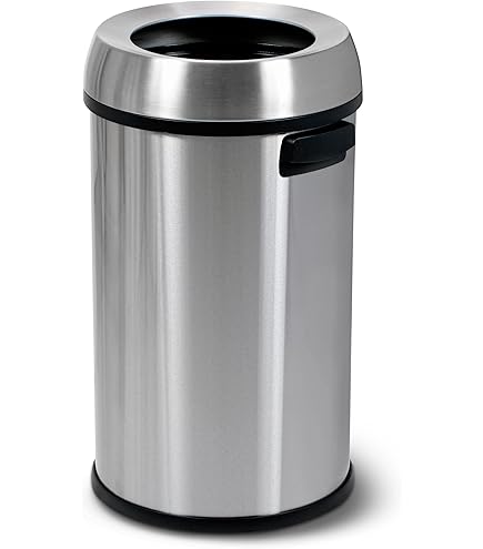 美品【simplehuman】セミラウンドオープンカン 60L ステンレス Amazon.com: simplehuman 60 Liter / 15.9 Gallon Large Semi-Round