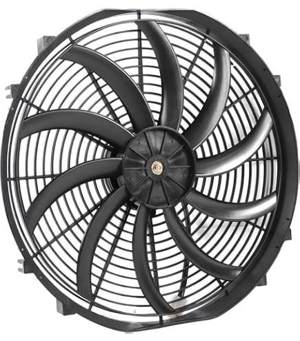 Amazon.co.jp: 16インチ 電動ラジエーター冷却ファン DC 12V 120W 2250