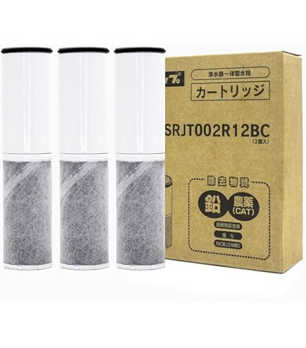 未使用 クリンスイ ZSRJT002R12BC 浄水カートリッジ 3本 クリナップ アルカリイオン整水器用交換カートリッジ ZSRJT002R12BC 3本