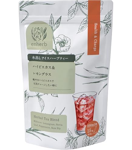 Amazon | enherb ハーブティー 水出しレモンピール＆レモンマートル