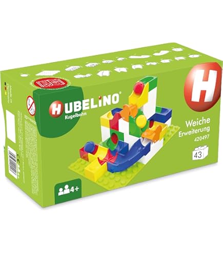 Amazon.co.jp: HUBELINO Marble Run - 128-Piece Run Elements