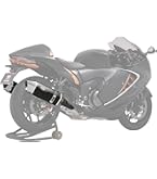 GSX1300R ハヤブサ用 ヨシムラ製スリップオンマフラー 7角形がハヤブサに合う！ ヨシムラ「HEPTA FORCE サイクロン