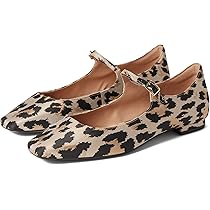 Amazon | Cole Haan Bridge Mary Jane Ballet Leopard Jacquard