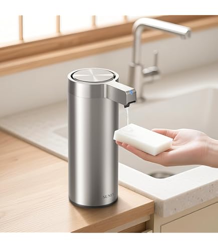 Amazon｜simplehuman ウォールマウントポンプ 444ml×3 トリプル