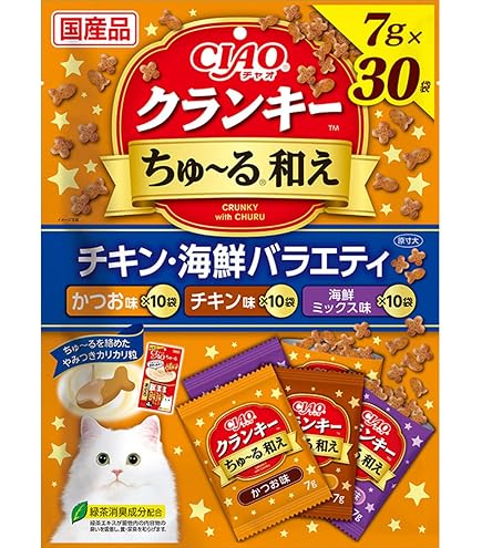 Amazon.co.jp: チャオ (CIAO) クランキ―ちゅ~る和え まぐろ・かつお