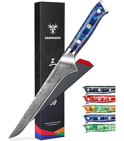 Amazon | SANMUZUO 8” Bread Knife Serrated Kitchen Chef Knife