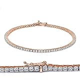 Friendly Diamonds IGI Certified 1 to 5 cttw Diamond Bracelet Made in USA Lab Grown Tennis Diamond Bracelet for Women 14K Whit